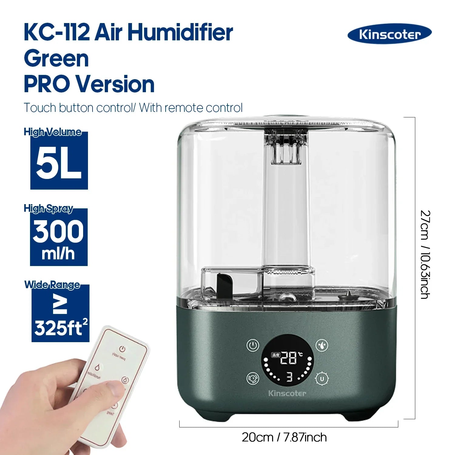 KINSCOTER 3L Air Humidifier